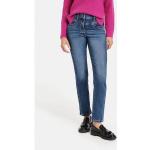Reduzierte Dunkelblaue Unifarbene Gerry Weber Best4me 7/8 Jeans & Ankle-Jeans mit Reißverschluss aus Denim für Damen Größe XS 
