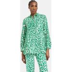 Grüne Business Gerry Weber Tunika-Blusen aus Leinen für Damen Größe XS 