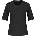 Schwarze Casual Halblangärmelige Gerry Weber Bio T-Shirts für Damen Größe S 