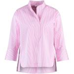 Reduzierte Pinke Elegante 3/4-ärmelige Gerry Weber Stehkragen Tunika-Blusen aus Polyamid für Damen Größe S 