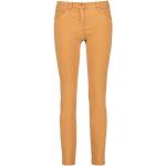 Orange Unifarbene Gerry Weber Best4me Slim Fit Jeans mit Reißverschluss aus Baumwolle für Damen Petite 