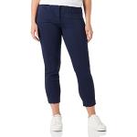 Gerry Weber Damen 5 Pocket Jeans BEST4ME Cropped unifarben 7/8 Länge Blueberry 44