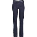 Schwarze Unifarbene Gerry Weber Bio Straight Leg Jeans aus Baumwolle für Damen Größe S 
