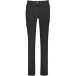 Reduzierte Dunkelgraue Unifarbene Gerry Weber Bio Straight Leg Jeans aus Baumwolle für Damen Größe S Petite 