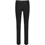 Reduzierte Schwarze Unifarbene Gerry Weber Bio Straight Leg Jeans aus Baumwolle für Damen Größe M 
