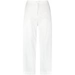Reduzierte Weiße Unifarbene Gerry Weber 7/8-Hosen aus Baumwolle für Damen Größe L 