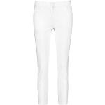 Weiße Unifarbene Gerry Weber Stretch-Jeans mit Reißverschluss aus Baumwolle für Damen Größe L 
