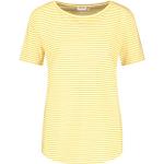 Gelbe Halblangärmelige Gerry Weber T-Shirts für Damen Größe S 