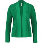 Grüne Unifarbene Gerry Weber Bio Feinstrickjacken aus Baumwolle für Damen Größe M 