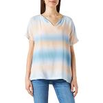 Blaue Kurzärmelige Gerry Weber Nachhaltige T-Shirts aus Jersey für Damen Größe L 