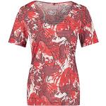 Rote Halblangärmelige Gerry Weber T-Shirts für Damen Größe M 
