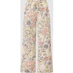 Beige Blumenmuster Loose Fit Gerry Weber Edition Damenculottes & Damenhosenröcke aus Viskose Größe XL 