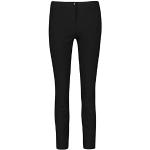 Schwarze Gerry Weber Edition Slim Fit Jeans mit Reißverschluss aus Denim für Damen Größe L 