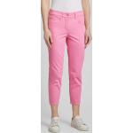 Pinke Gerry Weber Edition 5-Pocket Hosen mit Reißverschluss aus Baumwollmischung für Damen Größe M 