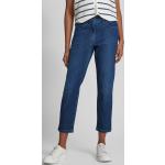 Blaue Gerry Weber Edition Ankle-Jeans mit Reißverschluss aus Baumwollmischung für Damen Größe XS 