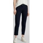 Marineblaue Gerry Weber Edition Ankle-Jeans mit Reißverschluss aus Baumwollmischung für Damen Größe L 