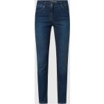 Marineblaue Gerry Weber Edition Bio Skinny Jeans für Damen Größe S Weite 38, Länge 30 
