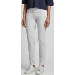Blaue Gerry Weber Edition Slim Fit Jeans mit Reißverschluss aus Baumwolle für Damen Größe S 