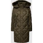 Khakifarbene Gesteppte Gerry Weber Edition Damensteppmäntel & Damenpuffercoats aus Polyester mit Kapuze Größe XL für den für den Herbst 