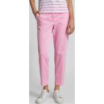 Pinke Gerry Weber Edition Palazzo-Hosen mit Reißverschluss aus Baumwolle für Damen Größe S 