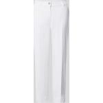 Weiße Gerry Weber Edition Palazzo-Hosen mit Reißverschluss aus Baumwolle für Damen Größe XL 