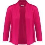 Pinke Unifarbene Gerry Weber Zip Hoodies & Sweatjacken aus Jersey für Damen Größe L 
