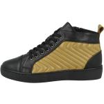 Reduzierte Schwarze Gerry Weber High Top Sneaker & Sneaker Boots mit Reißverschluss aus Leder Rutschfest für Damen Größe 40 