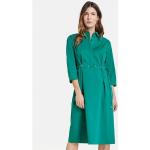 Reduzierte Grüne Unifarbene Gerry Weber Midi Midikleider & knielange Kleider aus Polyamid für Damen 