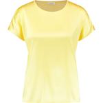 Gelbe Halblangärmelige Gerry Weber T-Shirts mit Limonade-Motiv für Damen 