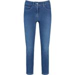 Gerry Weber - Slim Fit - Damen Jeans SOL꞉INE BEST4ME 7/8 HIGH LIGHT (925055-67813), Größe:38, Farbe:Blue Denim mit Use (853002), Länge:Normal