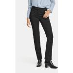 Schwarze Unifarbene Gerry Weber Stretch-Jeans aus Baumwolle für Damen Größe L 