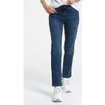 Dunkelblaue Unifarbene Gerry Weber Bio Jeans mit Stickerei aus Baumwolle für Damen Petite 