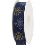 Hellblaue Geschenkbänder aus Baumwolle Weihnachten 