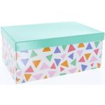 Mintgrüne Mica Decorations Geschenkboxen & Geschenkschachteln aus Papier 
