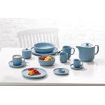 Blaue Minimalistische Ritzenhoff & Breker Jasper Runde Tafelservice matt aus Keramik 12-teilig 