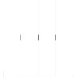 Weiße Pickawood Einbauschränke matt mit Schublade Breite 150-200cm, Höhe 200-250cm, Tiefe 50-100cm 