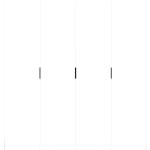 Weiße Pickawood Einbauschränke matt mit Schublade Breite 150-200cm, Höhe 200-250cm, Tiefe 50-100cm 