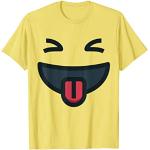 Gelbe Emoji T-Shirts mit Köln-Motiv für Herren Größe S 