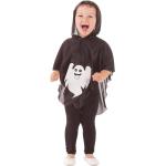 Schwarze Buttinette Gespenster-Kostüme aus Polyester für Kinder Größe 116 