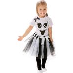 Schwarze Buttinette Gespenster-Kostüme aus Jersey für Kinder Größe 110 