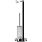 Silberne Gessi WC Bürstengarnituren & WC Bürstenhalter aus Chrom 