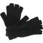 Schwarze Harrys Collection Strick-Handschuhe aus Acryl für Herren Größe 2 