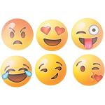 Holzspielerei Emoji Smiley Untersetzer & Tischuntersetzer aus Holz 