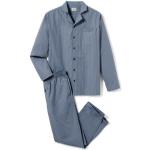 Anthrazitfarbene TCHIBO Nachhaltige Herrenschlafanzüge & Herrenpyjamas aus Baumwolle Größe S 