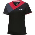 Schwarze Sportliche Gewo T-Shirts aus Microfaser für Damen Übergrößen 