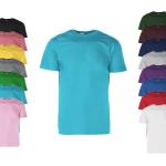 Dunkelgrüne Gildan T-Shirts aus Baumwolle für Herren Größe 4 XL 