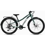 Ghost Lanao 24 Pro EQ Glossy Mountainbike für Mädchen in Dazzling Grün/Perlweiß - Spezialdesign für
