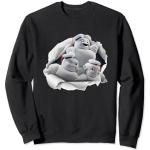 Ghostbusters Mini Pufts Breaking Through Chest Big Poster Sweatshirt