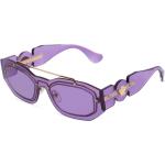 Violette VERSACE Kunststoffsonnenbrillen für Herren 