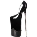 Schwarze Giaro Runde High Heels & Stiletto-Pumps aus PU für Damen Größe 46 